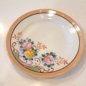 Vintage Made in Japan Lusterware Small dessert plates. Set of 2